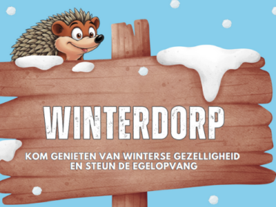 Bezoek het Winterdorp en steun de egelopvang